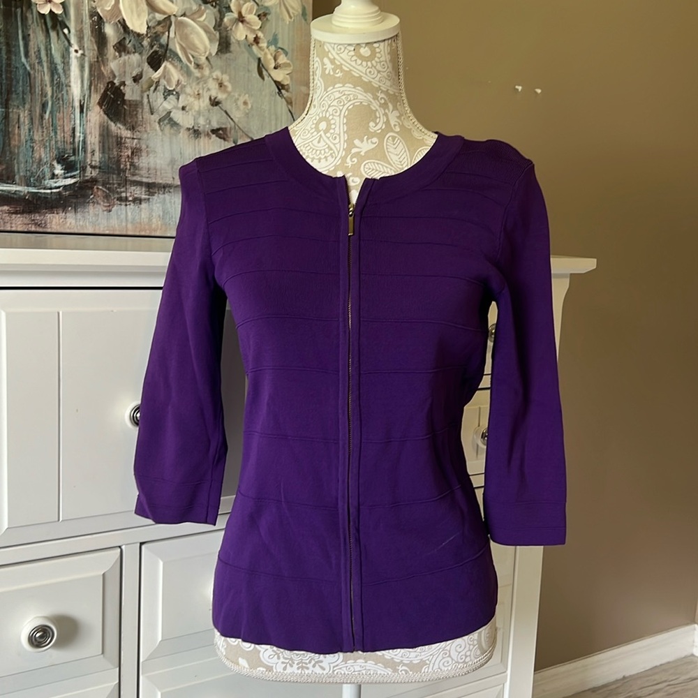 • Cable & Gauge purple sweater, S •